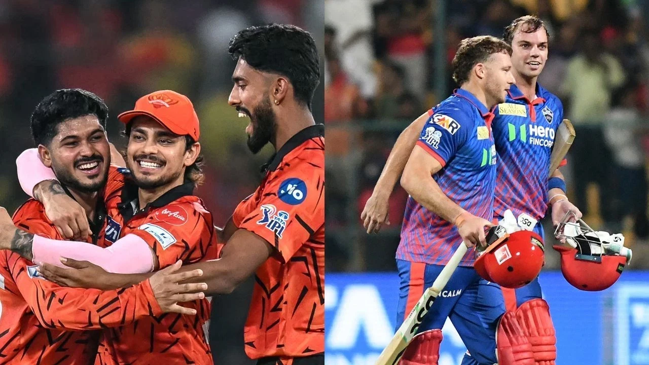 Delhi Capitals players celebrate a dominant 47-run win over Sunrisers Hyderabad in IPL 2026 match action.