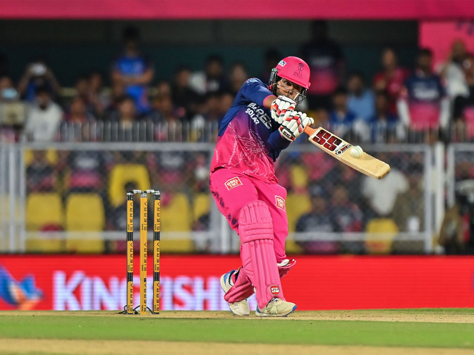 Rajasthan Royals celebrate a 27-run victory over Mumbai Indians in an IPL 2026 match