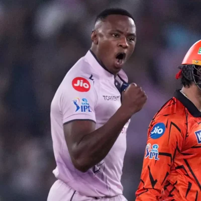 Gujarat Titans players celebrate a dominant win over Sunrisers Hyderabad to reach the top spot in IPL 2026 standings.