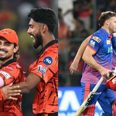 Delhi Capitals players celebrate a dominant 47-run win over Sunrisers Hyderabad in IPL 2026 match action.