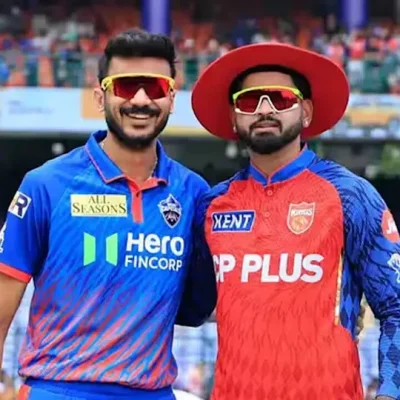 Punjab Kings and Delhi Capitals players in action with focus on probable playing XI and IPL stats.